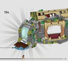 LEGO 76976 instructions page 129 – build guide