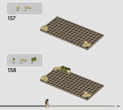 LEGO 76976 instructions page 133 – build guide
