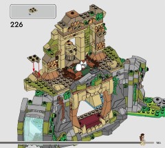 LEGO 76976 instructions page 185 – build guide