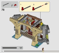 LEGO 76976 instructions page 74 – build guide