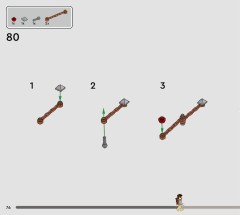 LEGO 76976 instructions page 76 – build guide