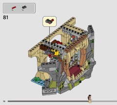 LEGO 76976 instructions page 78 – build guide