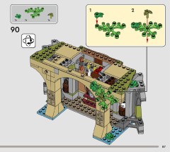 LEGO 76976 instructions page 87 – build guide