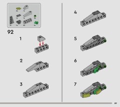 LEGO 76976 instructions page 89 – build guide