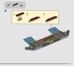LEGO 76976 instructions page 9 – build guide
