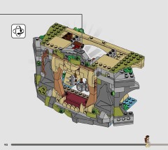 LEGO 76976 instructions page 90 – build guide