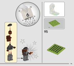 LEGO 76976 instructions page 95 – build guide