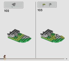 LEGO 76976 instructions page 99 – build guide