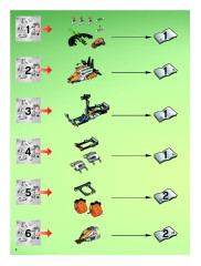 LEGO 7699 instructions page 2 – build guide