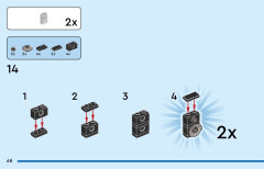 LEGO 76990 instructions page 68 – build guide