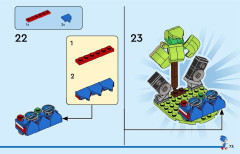 LEGO 76990 instructions page 73 – build guide