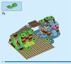 LEGO 76992 instructions page 72 – build guide