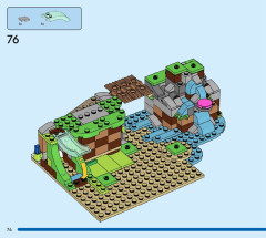 LEGO 76992 instructions page 74 – build guide