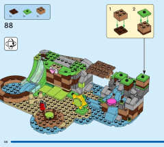 LEGO 76992 instructions page 88 – build guide