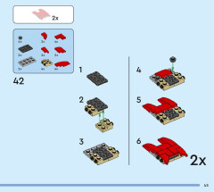 LEGO 76993 instructions page 45 – build guide