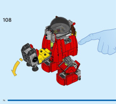 LEGO 76993 instructions page 74 – build guide