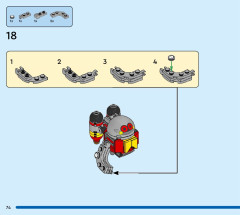 LEGO 76998 instructions page 74 – build guide