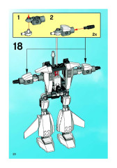 LEGO 7700 instructions page 20 – build guide