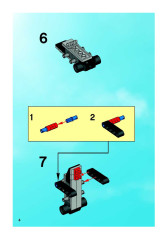 LEGO 7700 instructions page 4 – build guide