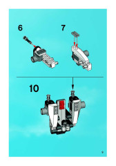 LEGO 7700 instructions page 9 – build guide
