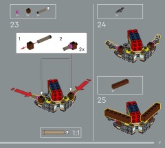 LEGO 77000 instructions page 17 – build guide