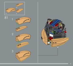 LEGO 77000 instructions page 41 – build guide