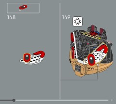 LEGO 77000 instructions page 71 – build guide