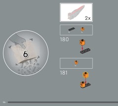 LEGO 77000 instructions page 86 – build guide