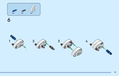 LEGO 77001 instructions page 11 – build guide