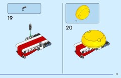 LEGO 77001 instructions page 19 – build guide