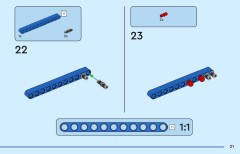 LEGO 77001 instructions page 21 – build guide