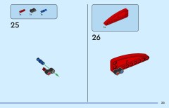 LEGO 77001 instructions page 23 – build guide