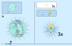 LEGO 77001 instructions page 6 – build guide