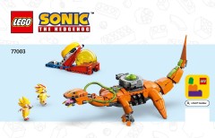 LEGO 77003 instructions page 1 – build guide