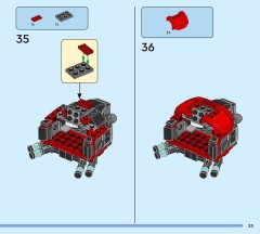 LEGO 77005 instructions page 35 – build guide