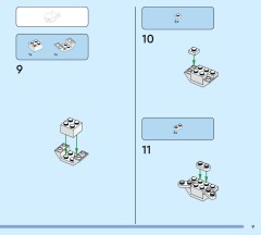 LEGO 77005 instructions page 9 – build guide