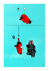 LEGO 7701 instructions page 9 – build guide