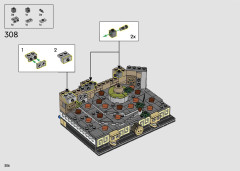 LEGO 77015 instructions page 206 – build guide