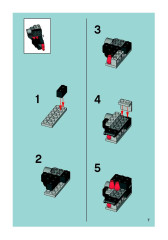 LEGO 7702 instructions page 7 – build guide