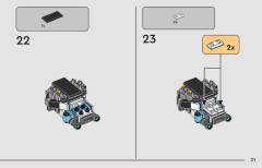 LEGO 77037 instructions page 21 – build guide