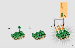 LEGO 77037 instructions page 9 – build guide