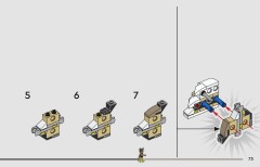 LEGO 77037 instructions page 73 – build guide