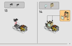 LEGO 77037 instructions page 9 – build guide