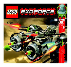 LEGO 7704 instructions page 1 – build guide