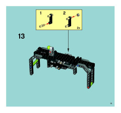 LEGO 7704 instructions page 13 – build guide
