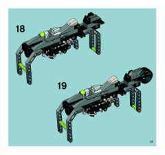 LEGO 7704 instructions page 17 – build guide