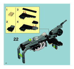 LEGO 7704 instructions page 20 – build guide