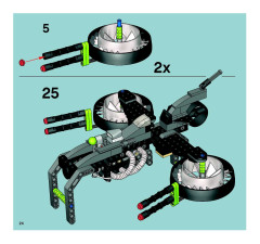 LEGO 7704 instructions page 24 – build guide
