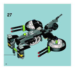 LEGO 7704 instructions page 28 – build guide