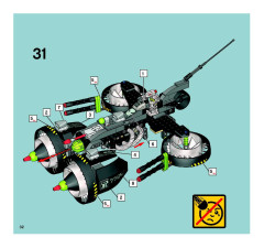 LEGO 7704 instructions page 32 – build guide